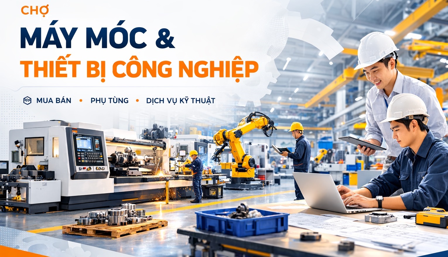 Chợ máy móc và phụ tùng